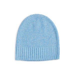 Nordstrom Recycled Cashmere Blend Beanie Hat Blue